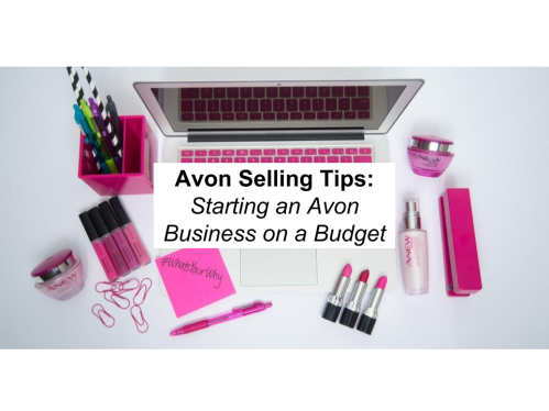 Title Image- Selling Avon on a Budget